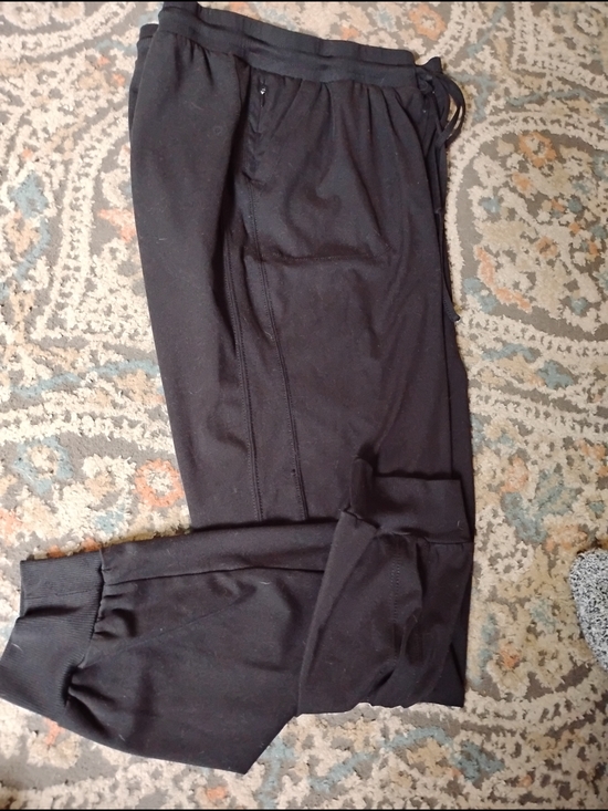 Cynthia Rowley Pants - Cynthia Rowley Black Track Joggers With Pockets And Drawstring